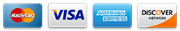 Accepted cards: Visa, Mastercard, American Express, Discover